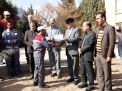 گزارش تصویری از آئیین درختکاری و تقدیر ازهمکاران فضای سبز دانشگاه